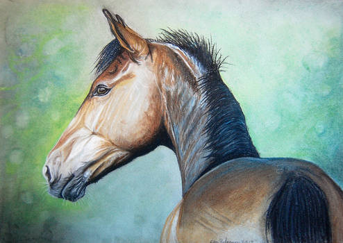 Pastel horse