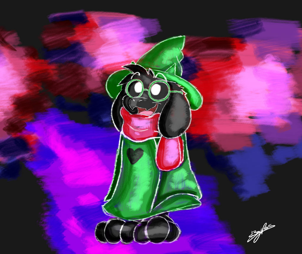 Realistic Ralsei Declining low-effort painting of ralsei by BenjiPaws on DeviantArt