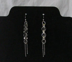 Silver Chain Earrings