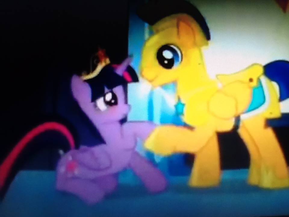 Twilight and Flash Sentry