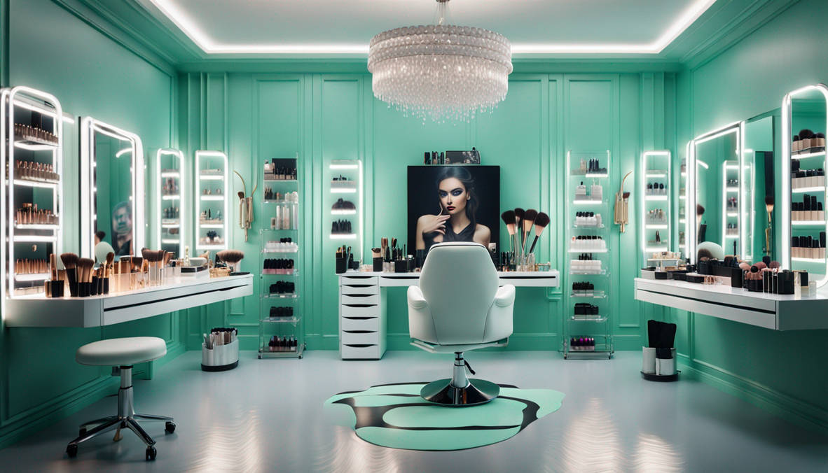 Overloaded Makeup Rrom Huge luxurious makeup artist room, glamorous fashi by MysticSun0612 on ...