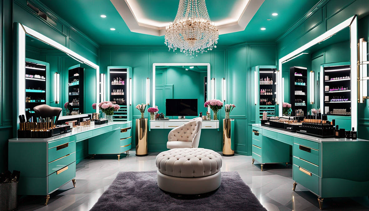 Overloaded Makeup Rrom Huge luxurious makeup artist room, glamorous fashi by MysticSun0612 on ...