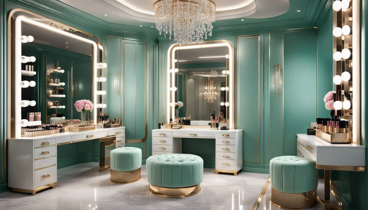 Overloaded Makeup Rrom Huge luxurious makeup artist room, glamorous fashi by MysticSun0612 on ...