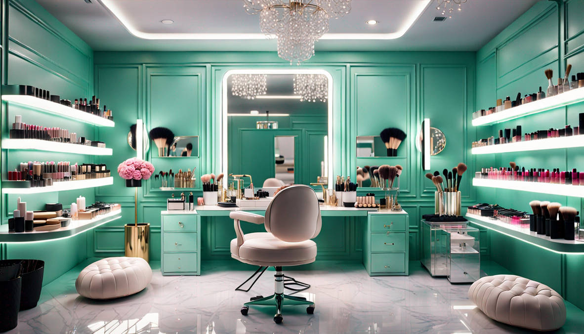 Overloaded Makeup Rrom Huge luxurious makeup artist room, glamorous fashi by MysticSun0612 on ...