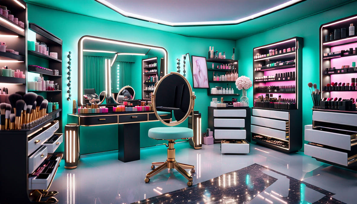 Overloaded Makeup Rrom Huge luxurious makeup artist room, glamorous fashi by MysticSun0612 on ...