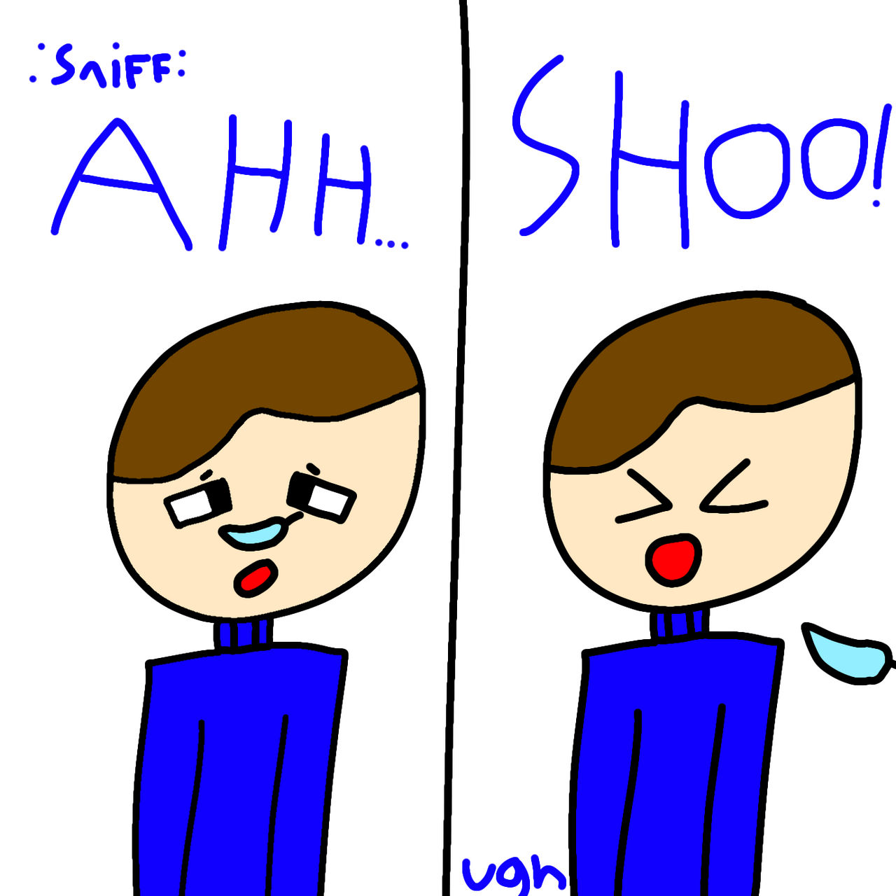 Dave feather sneeze