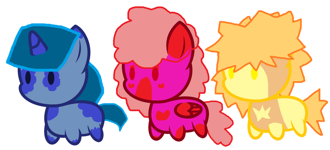Chibi Colorful MLP adopts! 3/3