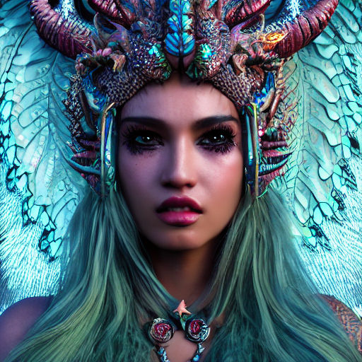 Dragon Tribal Princess 186 by mgmirkin on DeviantArt