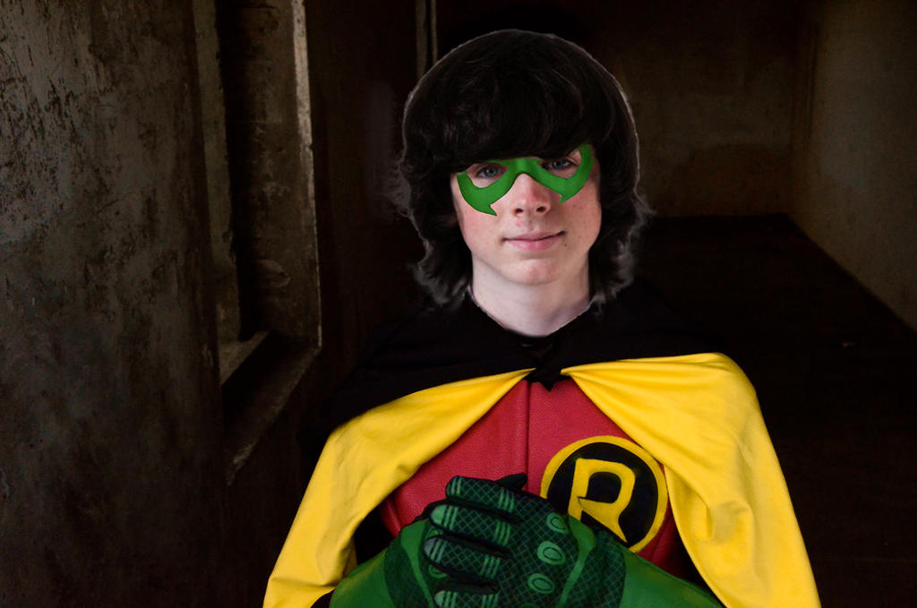 Chandler Riggs As Robin by DamianB88 on DeviantArt