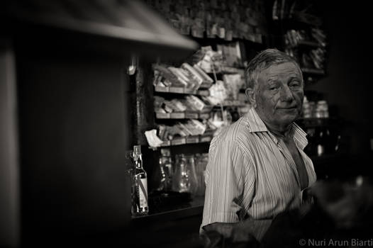 Old Man At Poncha Bar