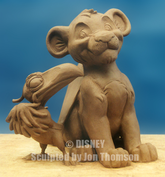 Simba and Zazu Figurine