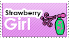 Stamp Strawberry Girl