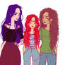 Isabelle,Clary and Maia