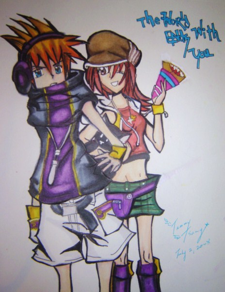 Neku X Shiki Hanging Out