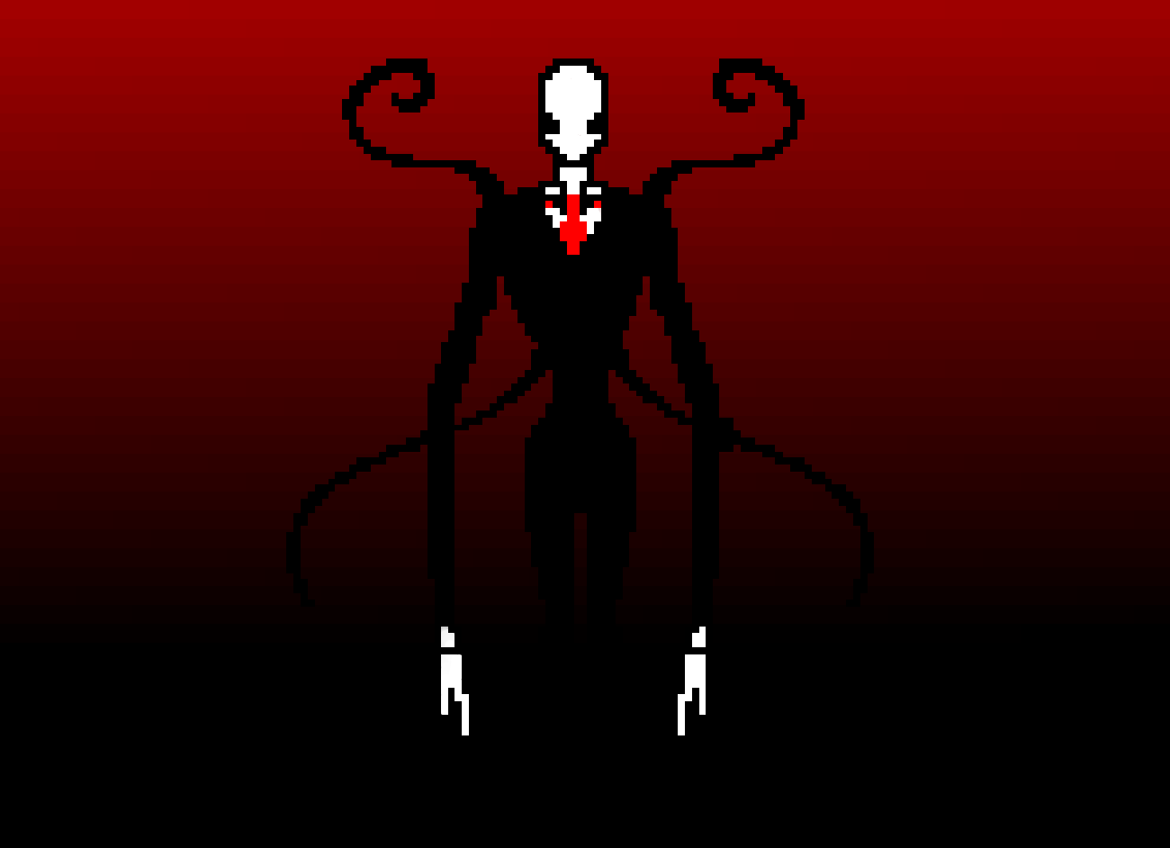 Slender Man 8-bit