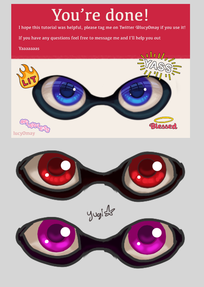Splatoon Eyes by Kleeschweif on DeviantArt