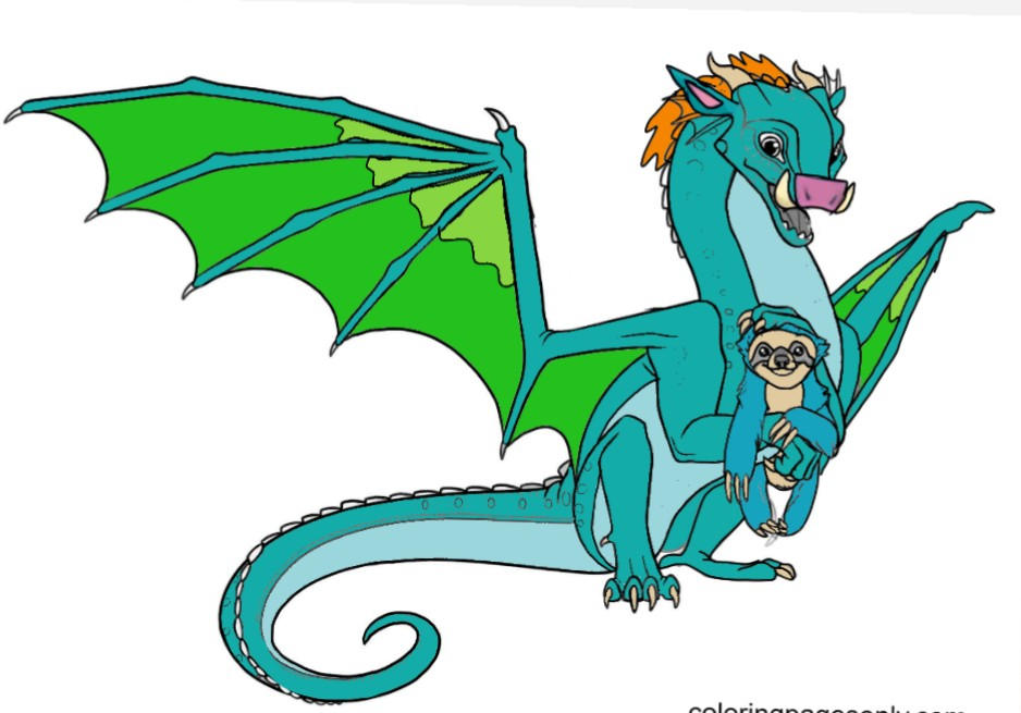 Boaragon and the sloth ( wings of fire) by Dragongirl819 on DeviantArt