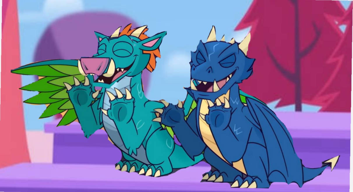 Dax and Boaragon at the htf foot race by Dragongirl819 on DeviantArt