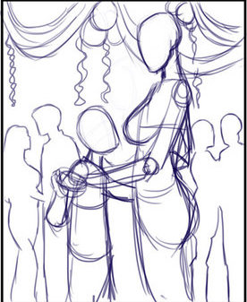 Hannah's Comic Preview Image #3 Rough Lines