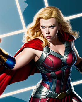 Natasha Romanoff as Thor