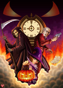 Happy Halloween cover illustration.