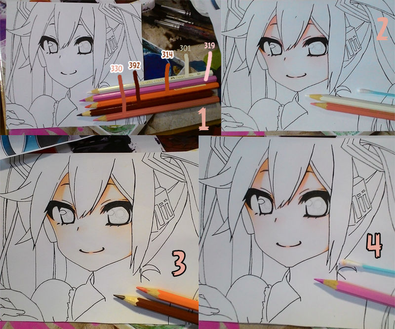 Tutorial how to coloring skin using faber castell by Sakamoto26 on  DeviantArt