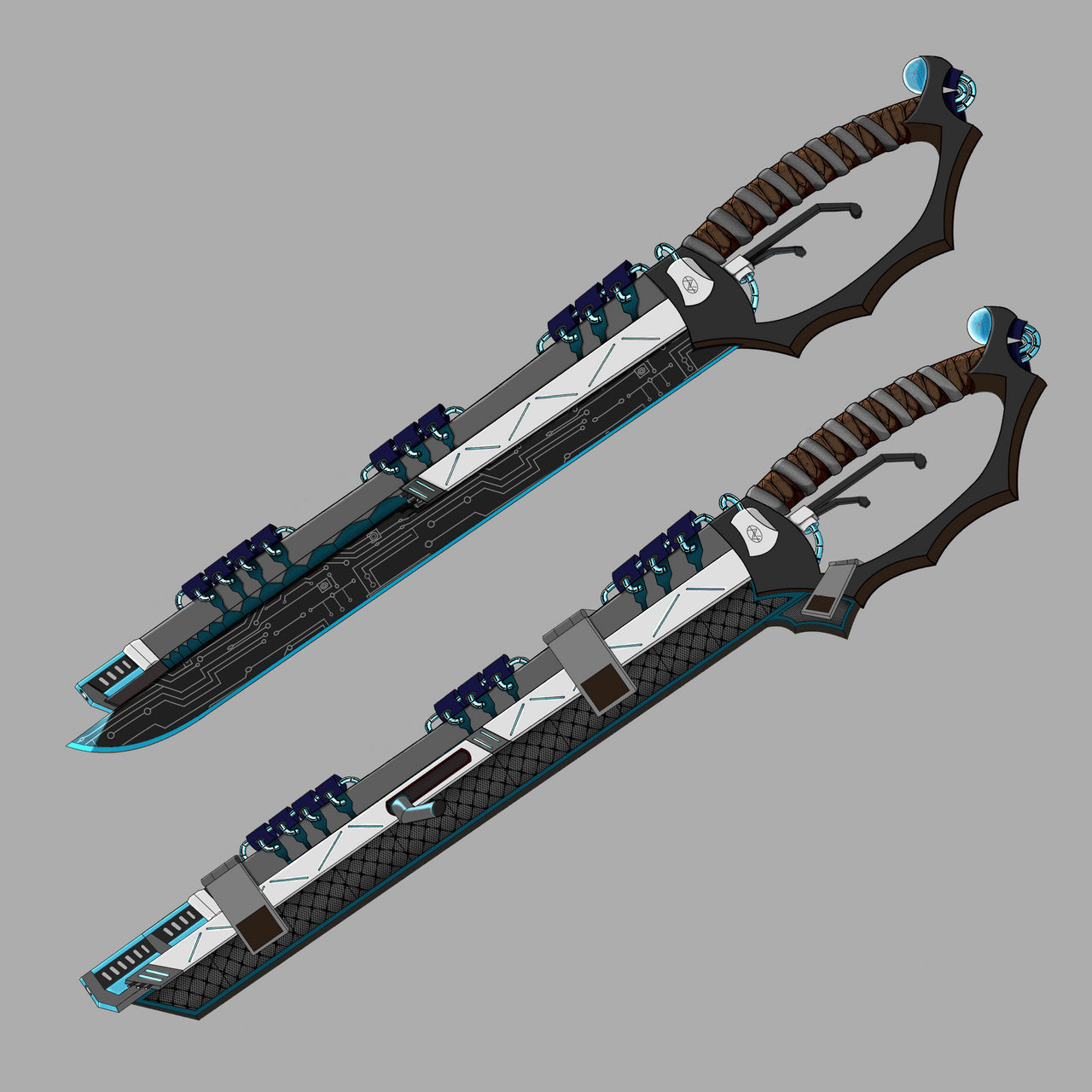 Gunblade- Flat Color by KnorrBestinger on DeviantArt