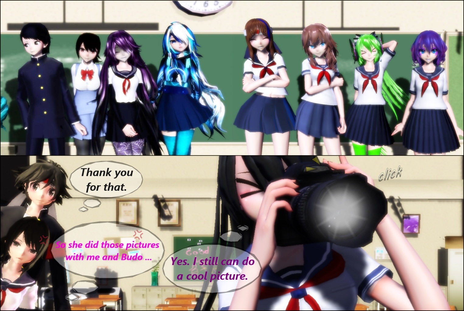 MMD) Yandere Comic-Kizana's Task by JustHaito on DeviantArt