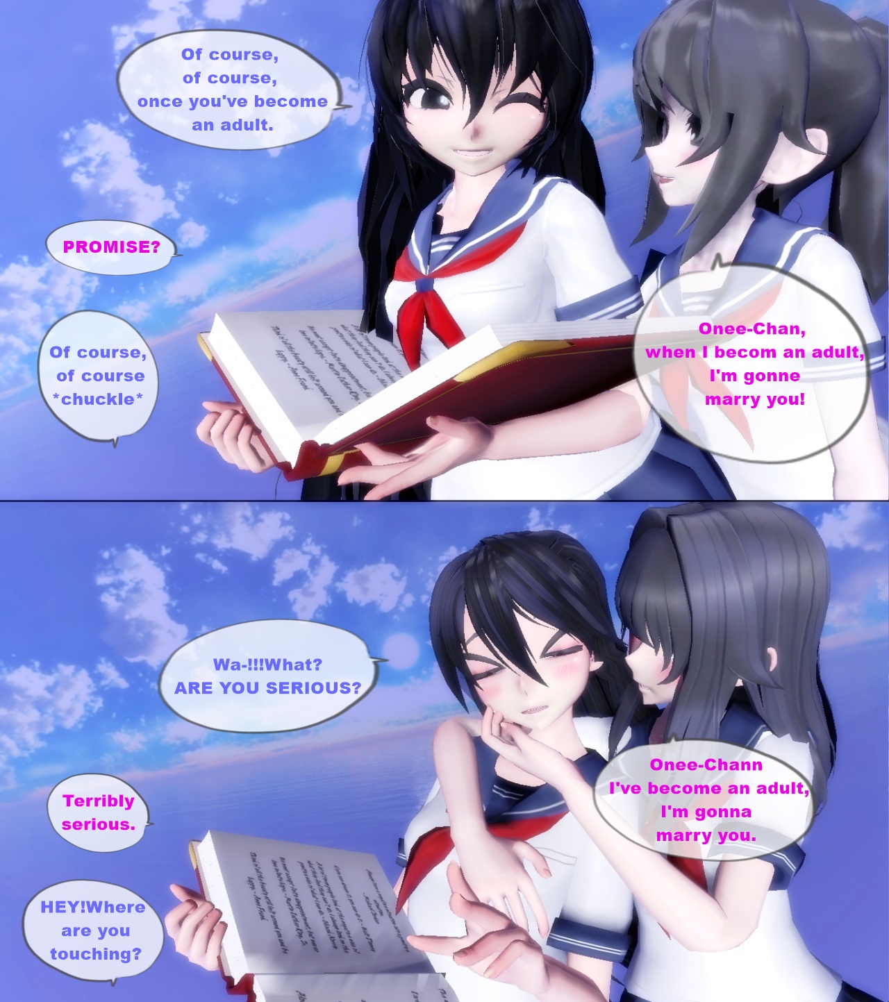 MMD) Yandere Comic-Kizana's Task by JustHaito on DeviantArt