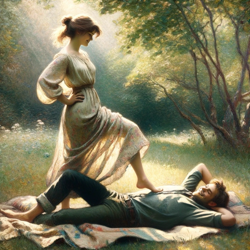 Romantic Deviantart Romantic trampling at the meadow by asdvaiart on DeviantArt