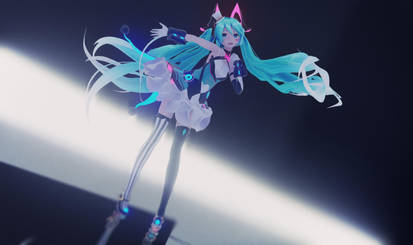 MMD - YYB Miku Magical mirai 2019  [model DL]