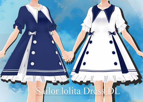 MMD - Sailor lolita dress DL