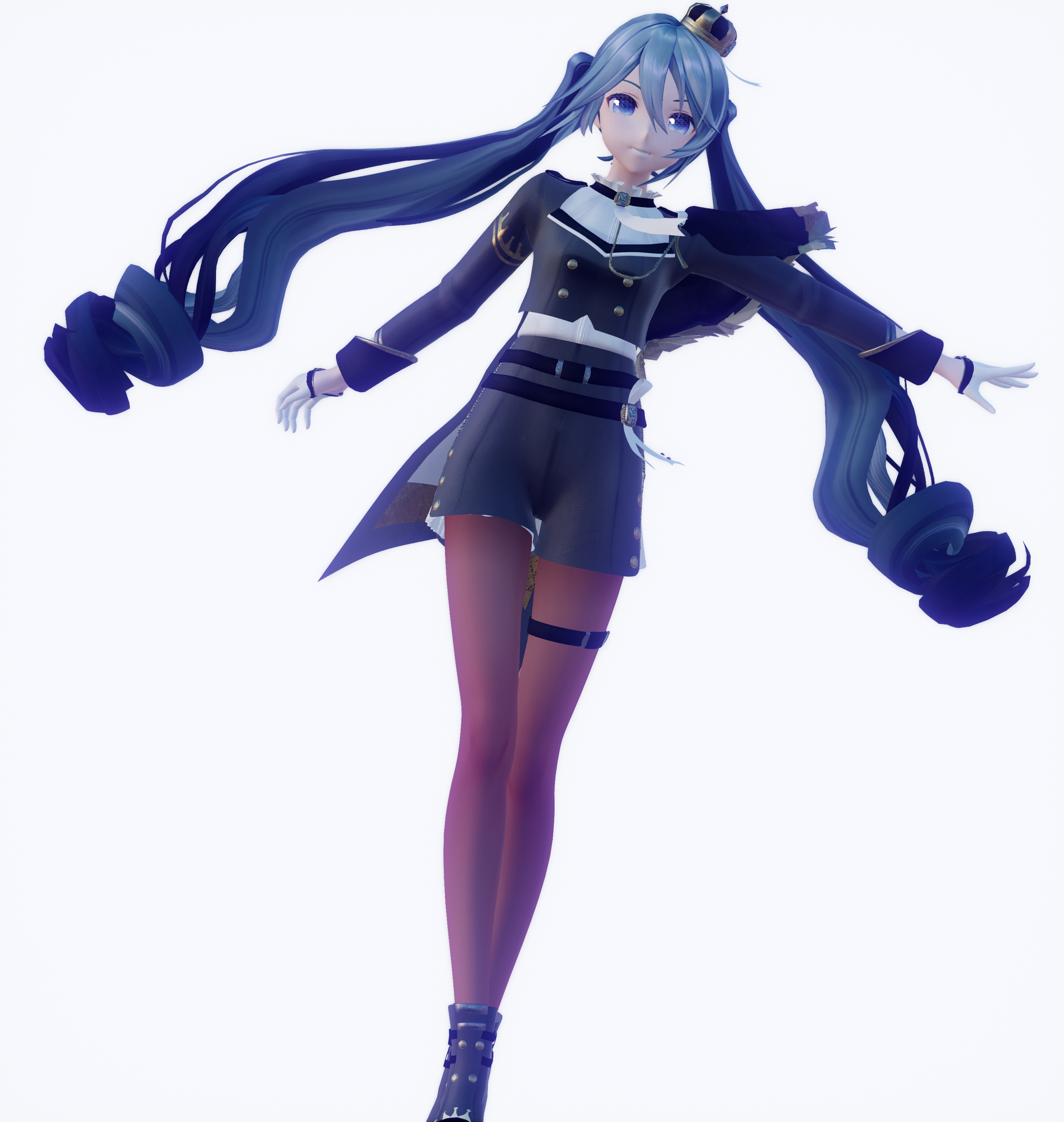 MMD - YYB Miku Crown Knight [Model DL]