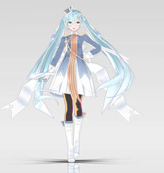 MMD - YYB Snow miku 2020 [Model DL]