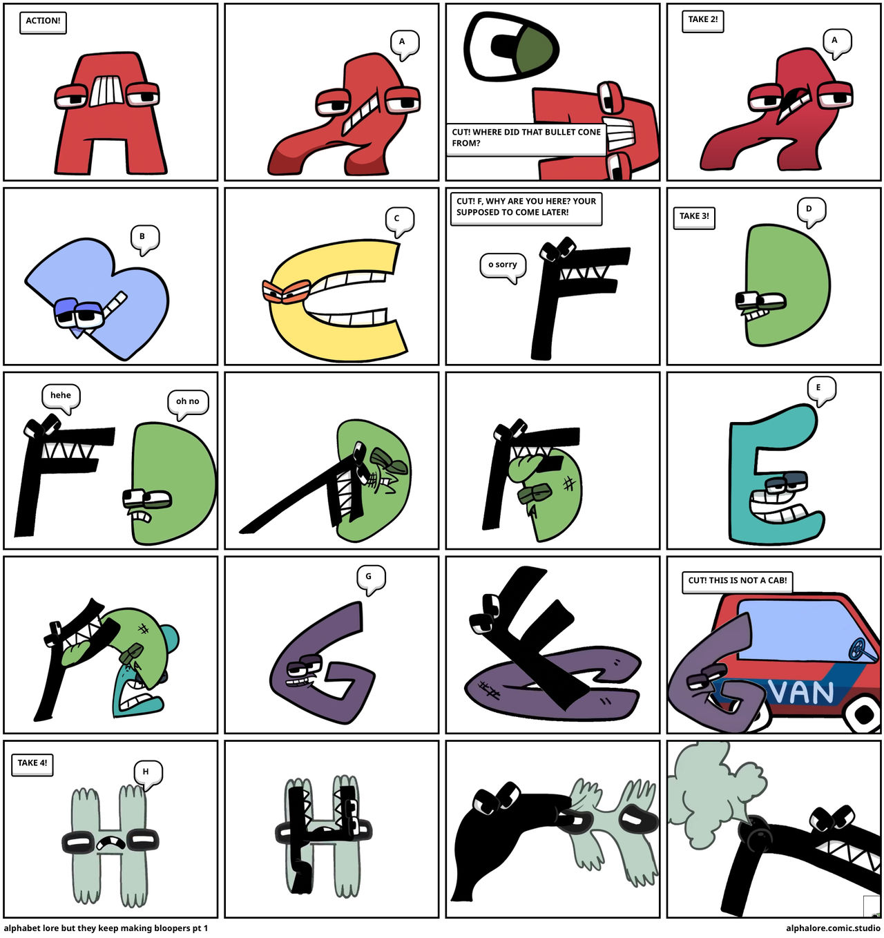 Russian Alphabet Lore But Cursed (Part 1) - Comic Studio