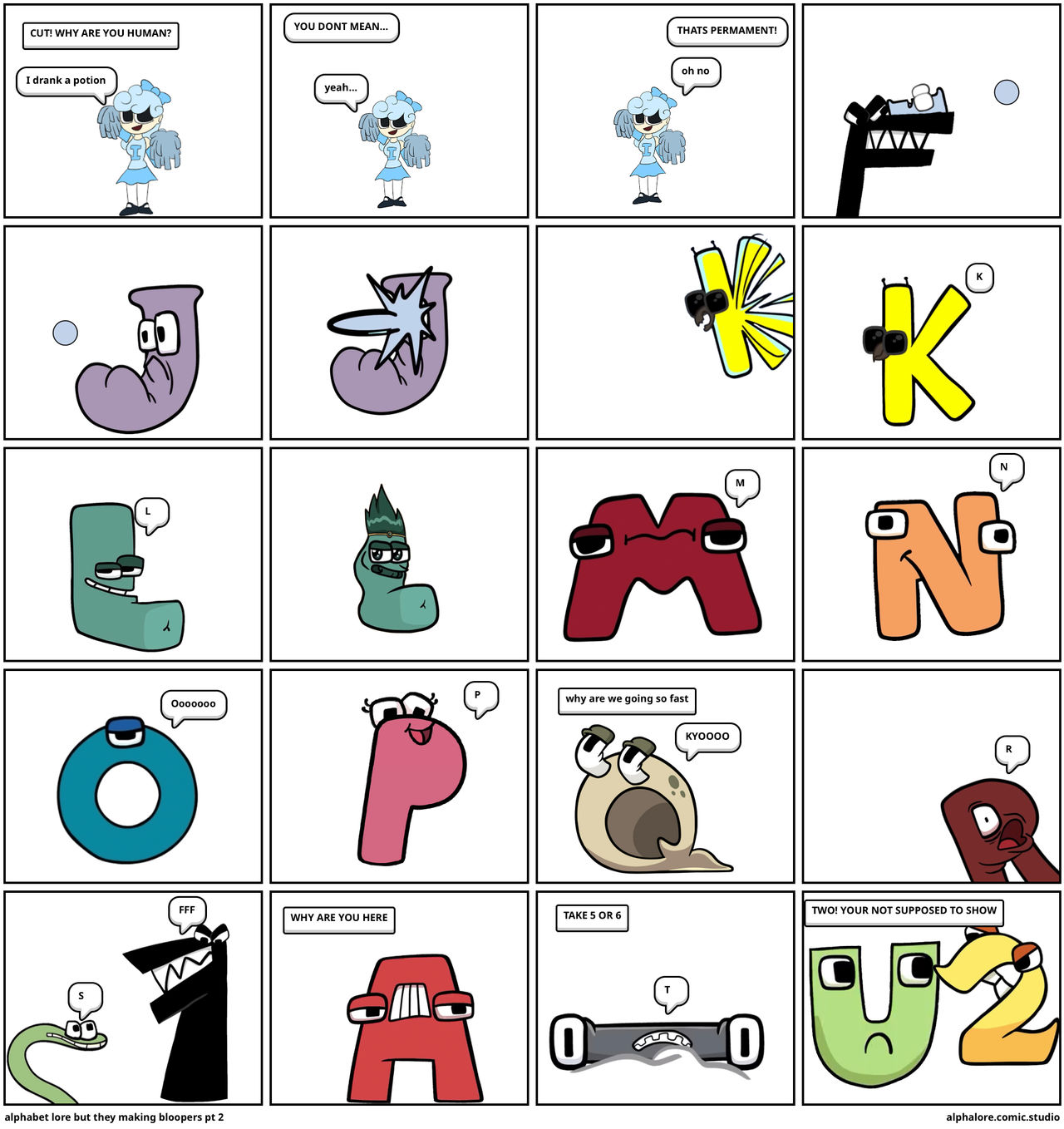 alphabet lore but they keep messing up 2 by spookerspoon on DeviantArt