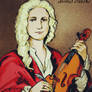 Antonio Vivaldi with a violin