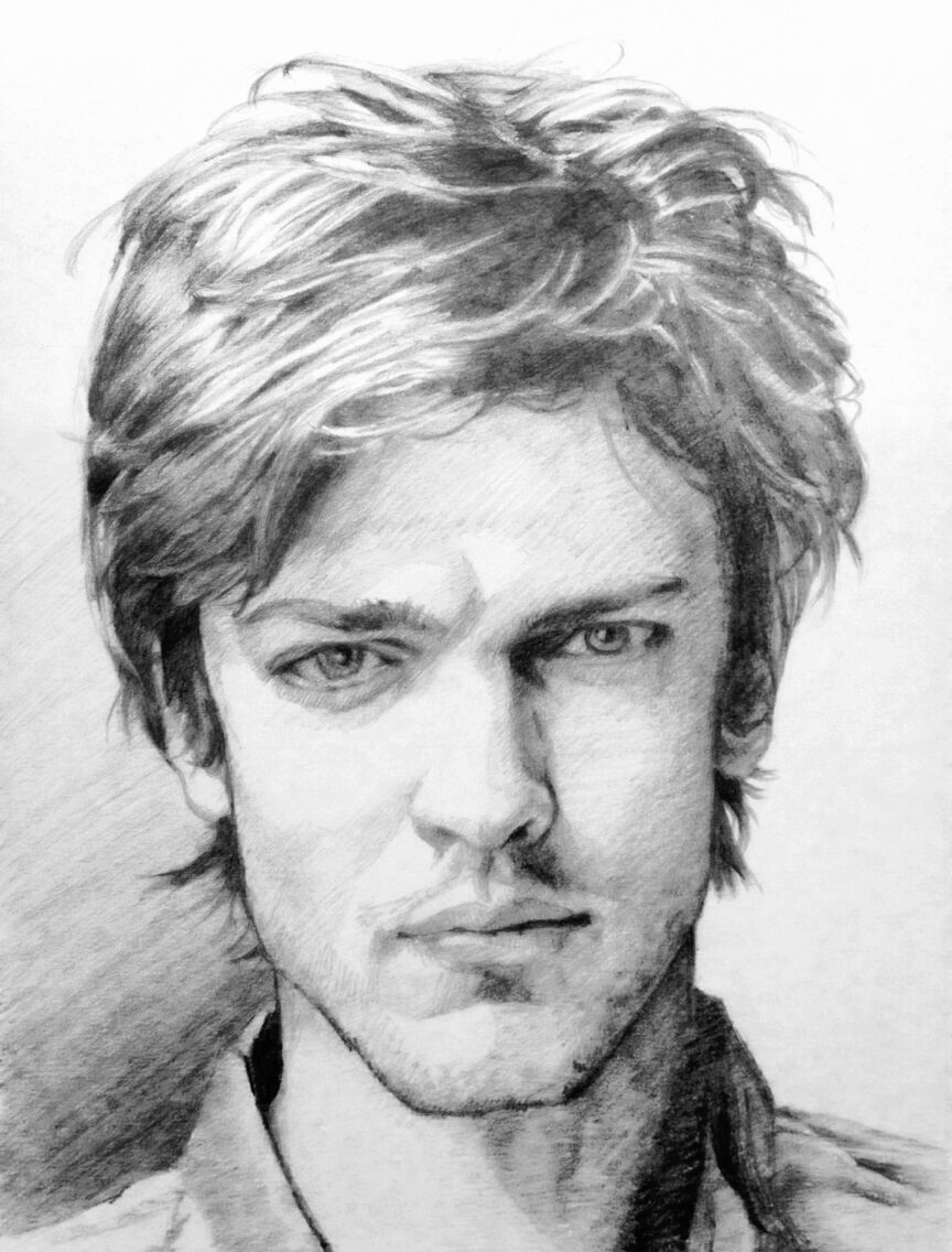 Sketching: Portait of mid-hair man by Rossi-Rosedeni on DeviantArt Sketching: Portait of mid-hair man by Rossi-Rosedeni on DeviantArt