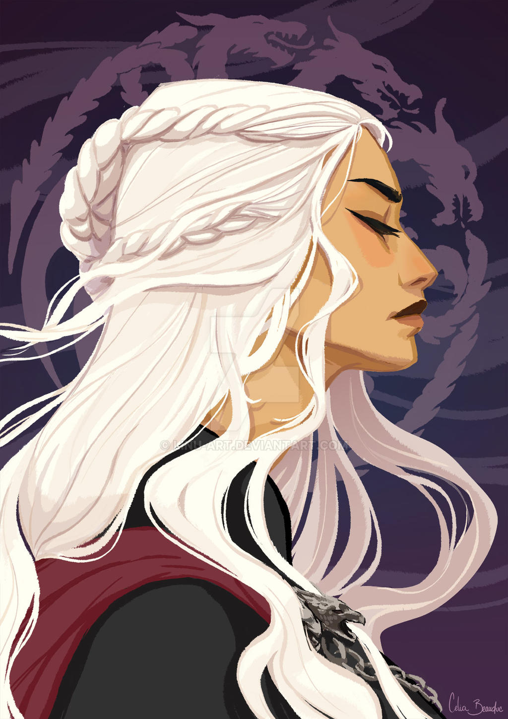 Daenerys Targaryen By Linu art On DeviantArt daenerys-targaryen-by-linu-art-on-deviantart