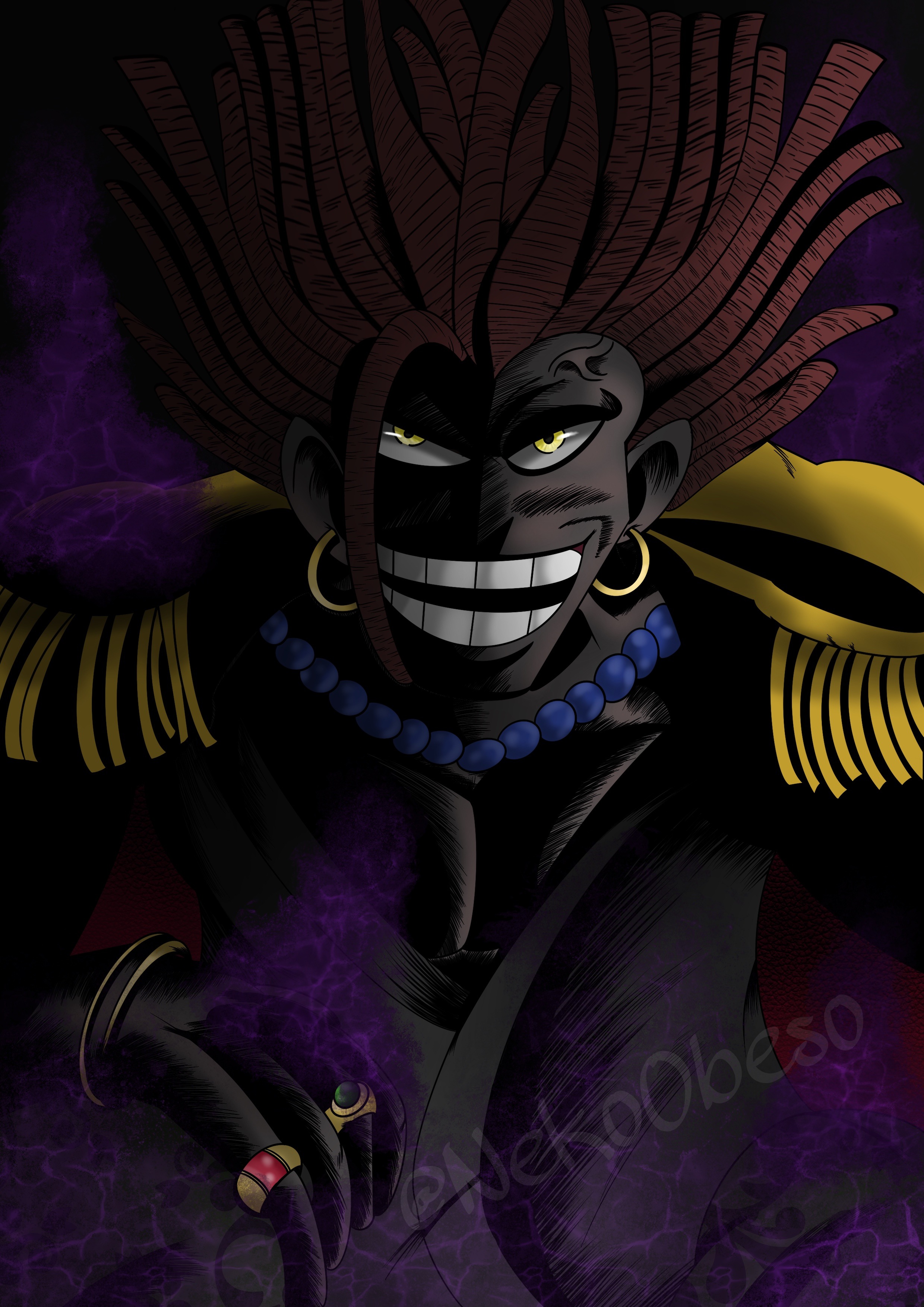 Rocks D. Xebec (Fanart by me) : r/OnePiece