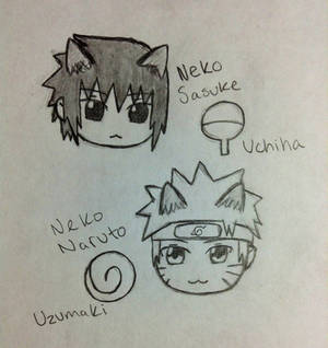 Chibi Neko NaruSasu