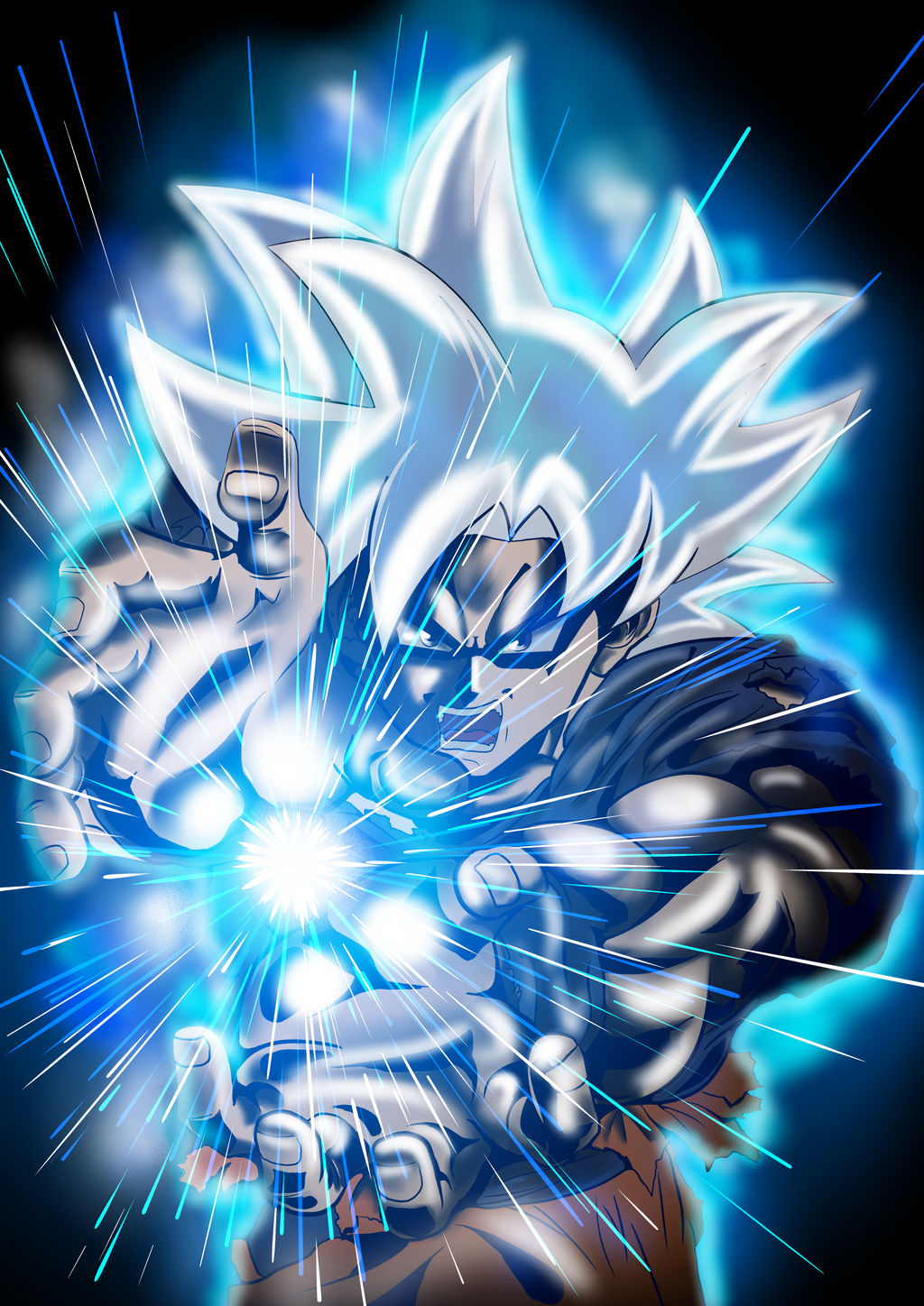 GOKU color by Puraaa on DeviantArt