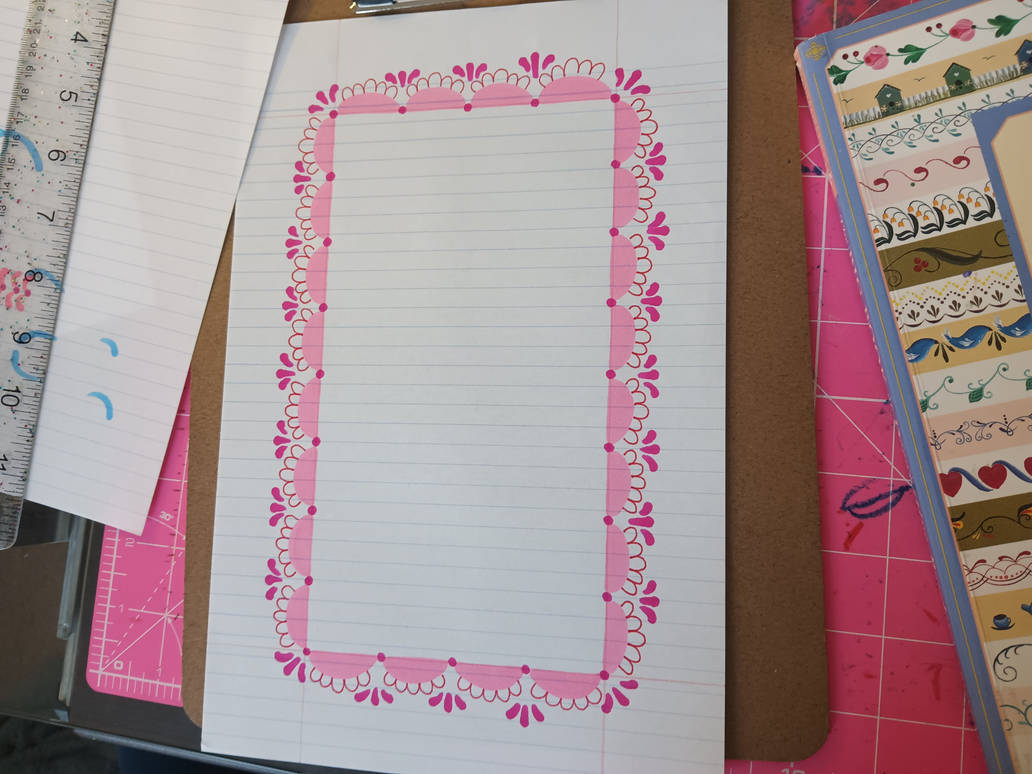 Custom Border For Practical Stationary Border Practice by sardinestudios on DeviantArt