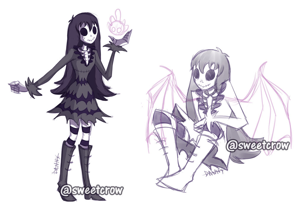 TNBC OC - Skeleton Girl by SweetCrow on DeviantArt