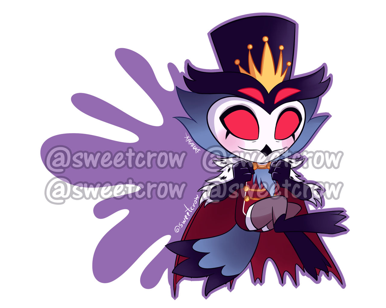 Hb Sticker HB - Sticker Stolas Goetia by SweetCrow on DeviantArt