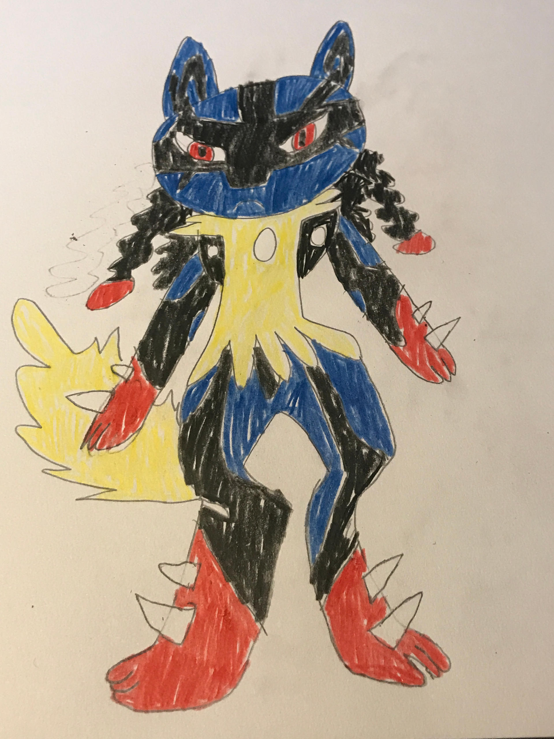 Mega Lucario By MarissasArt On DeviantArt