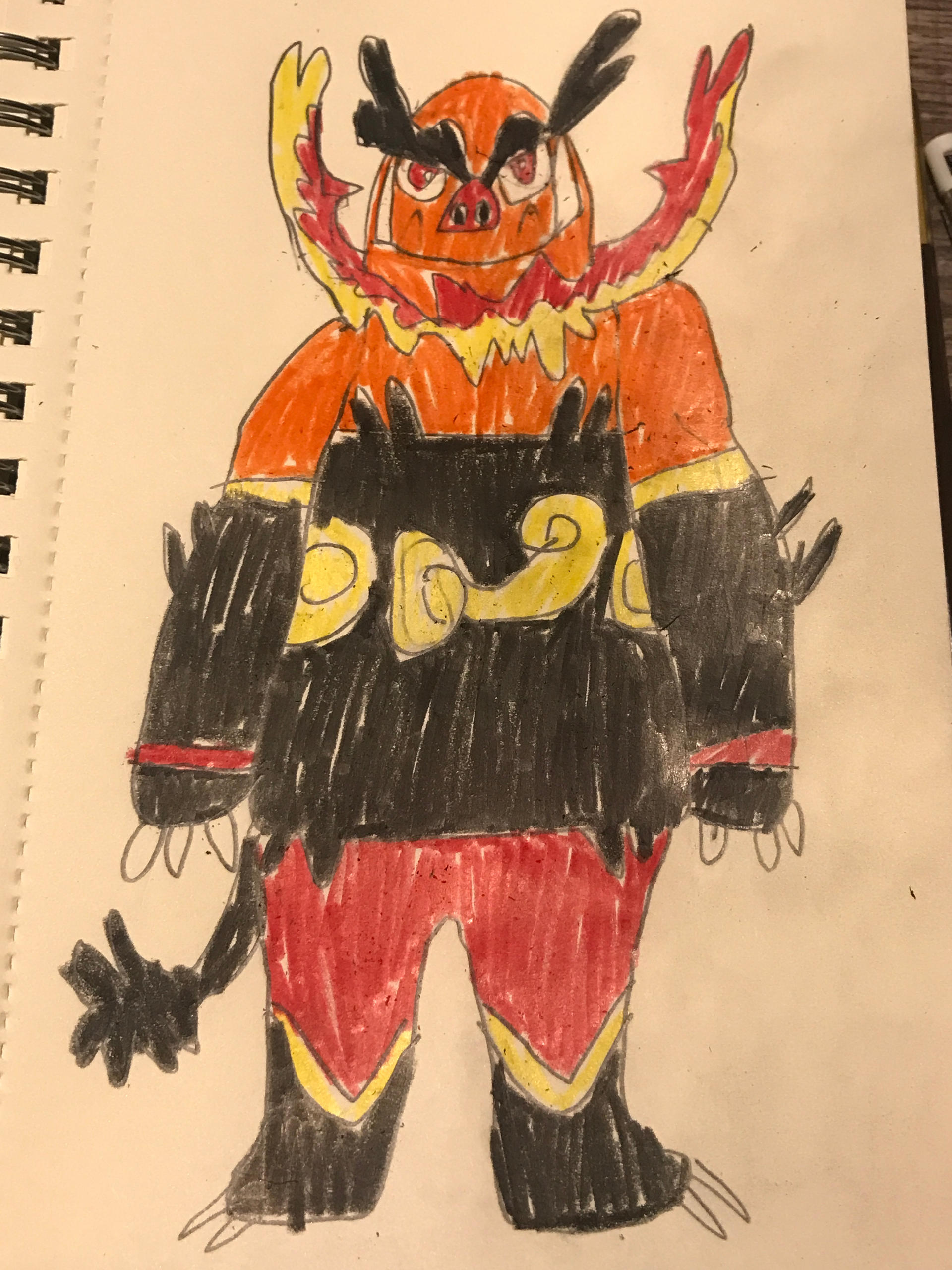 Emboar by DangerRangerMate on DeviantArt
