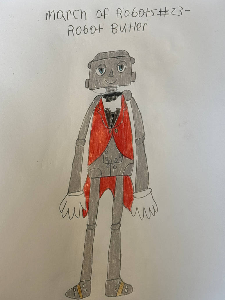 March of Robots #23 - Robot Butler by DangerRangerMate on DeviantArt