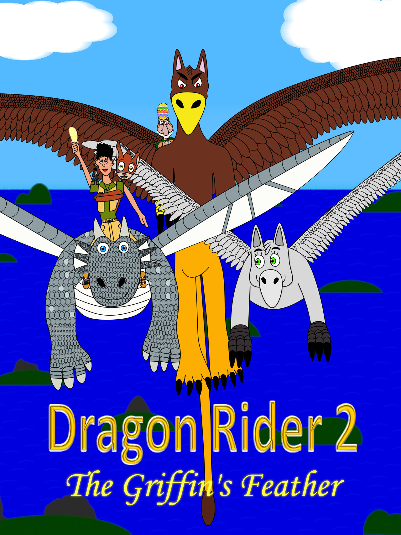 Griffin Rider My fan-poster Dragon Rider 2: The Griffin's Feath by Revan005 on DeviantArt