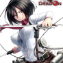 Mikasa Ackerman - Attack on Titans Render